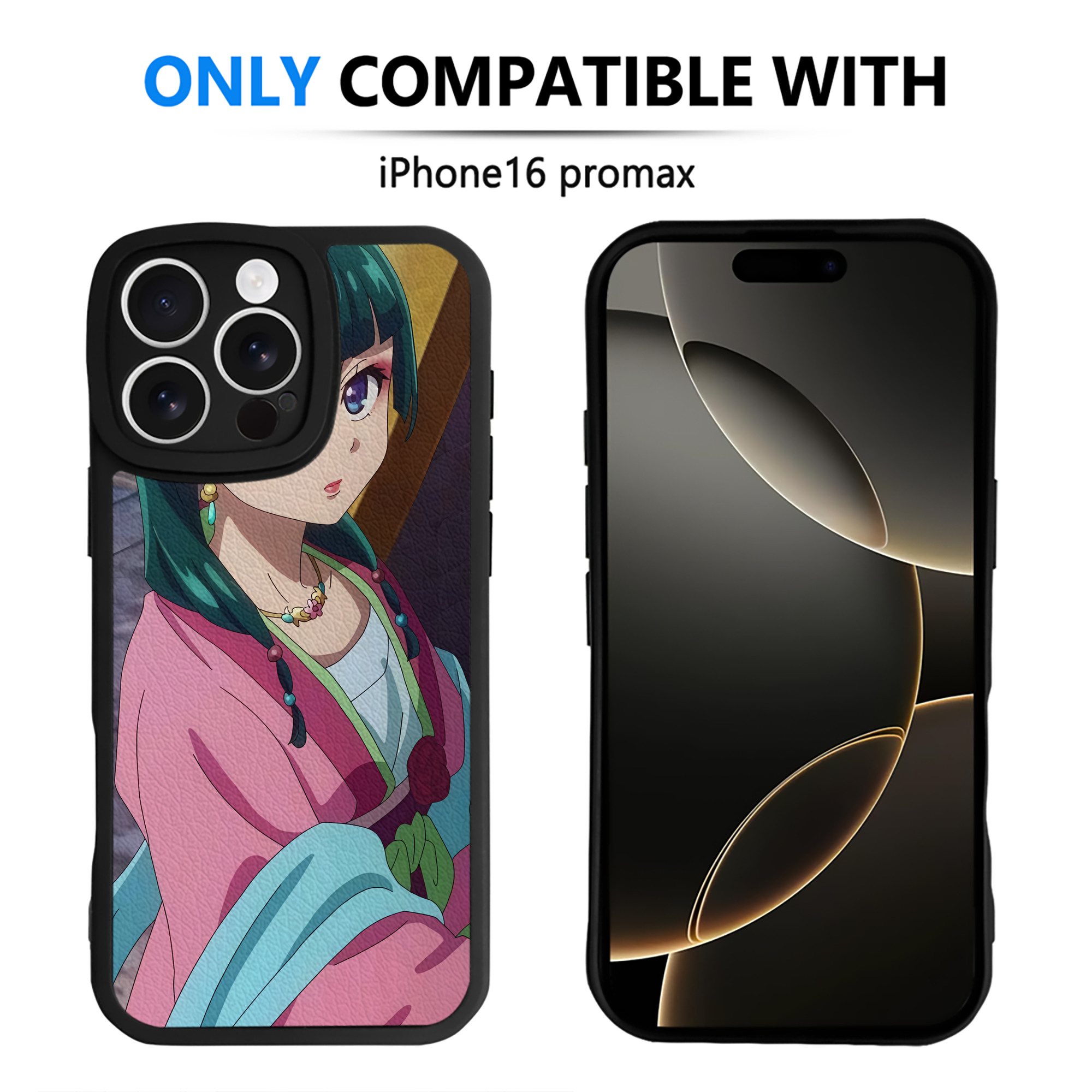 薬屋のひとりごと The Apothecary Diaries 【iPhone 16シリーズ対応】シリコンスマホケース（レザー調） 材質：シリコン